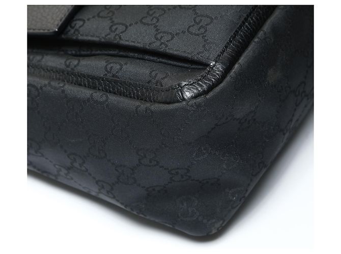 Borsa a mano Gucci GG Canvas 268639 Nero - vista 5