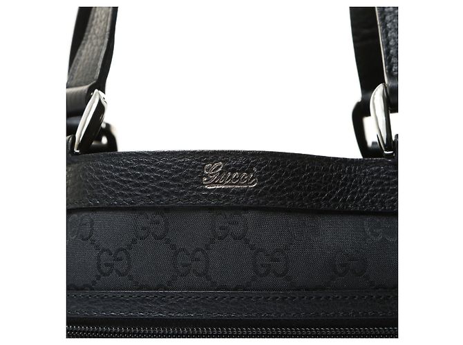 Borsa a mano Gucci GG Canvas 268639 Nero - vista 8