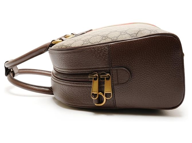 Borsa da viaggio Gucci GG Supreme Marrone - vista 3
