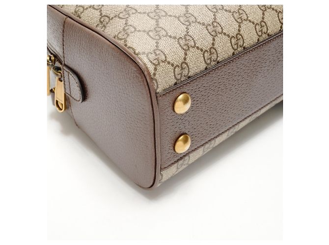 Borsa da viaggio Gucci GG Supreme Marrone - vista 5