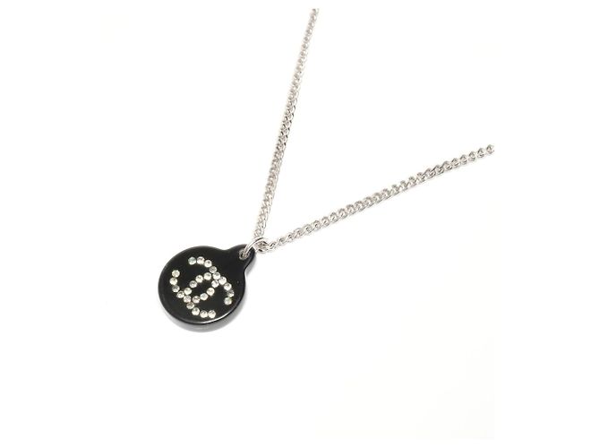 Timeless Collana in strass nera Coco Mark 03A 2003 di Chanel Argento - vista 3