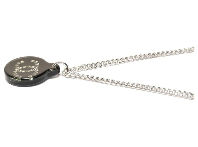 Timeless Collana in strass nera Coco Mark 03A 2003 di Chanel Argento - vista 4