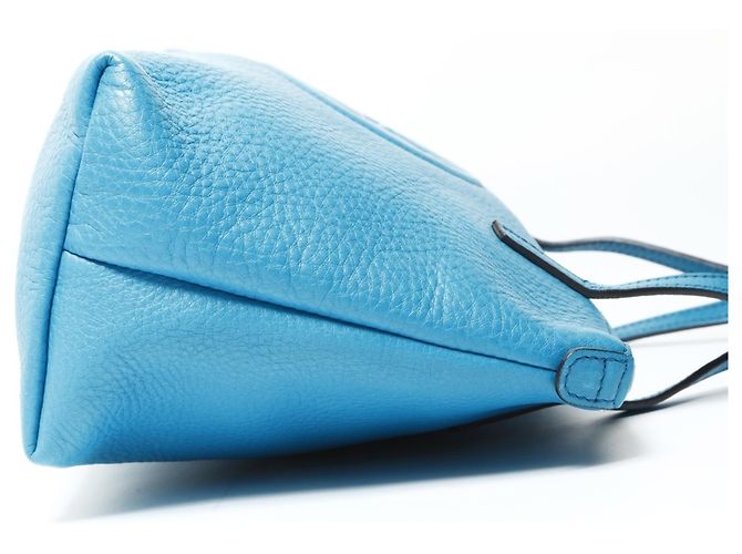 Borsa in pelle Gucci Soho blu - vista 4