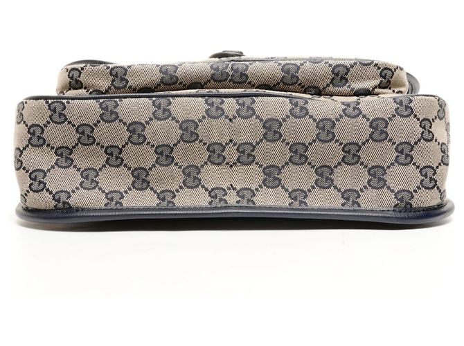 Borsa Messenger in Tela GG Gucci Beige - vista 7