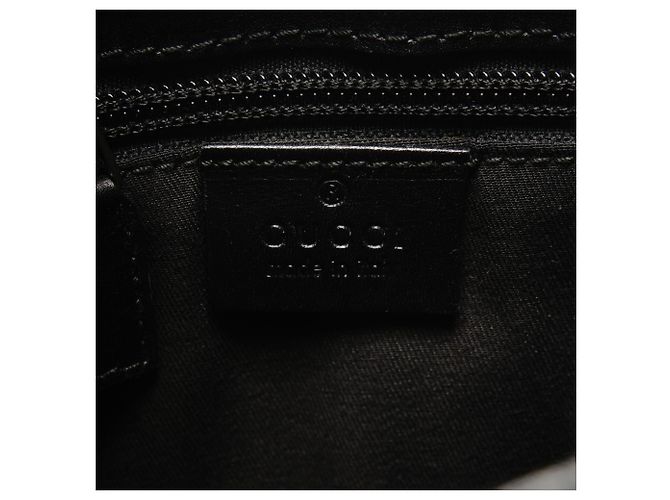 Borsa a Spalla in Pelle GGssima di Gucci Nero - vista 10