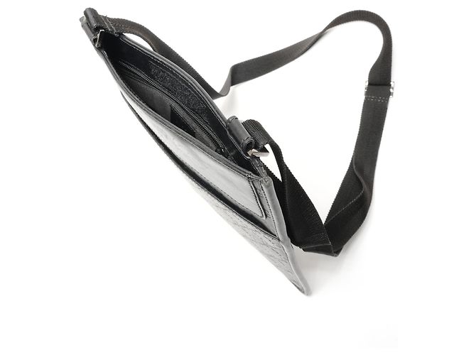 Borsa a Spalla in Pelle GGssima di Gucci Nero - vista 12
