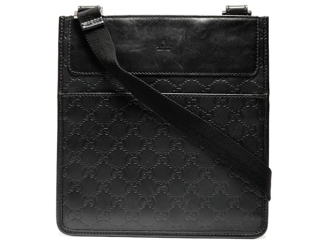 Borsa a Spalla in Pelle GGssima di Gucci Nero - vista 2