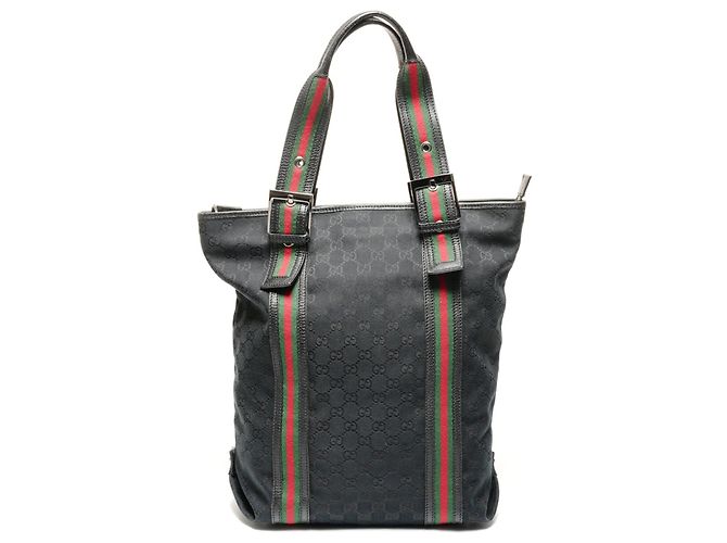 Gucci GG Canvas Sherry Tote Bag Schwarz - Ansicht 2