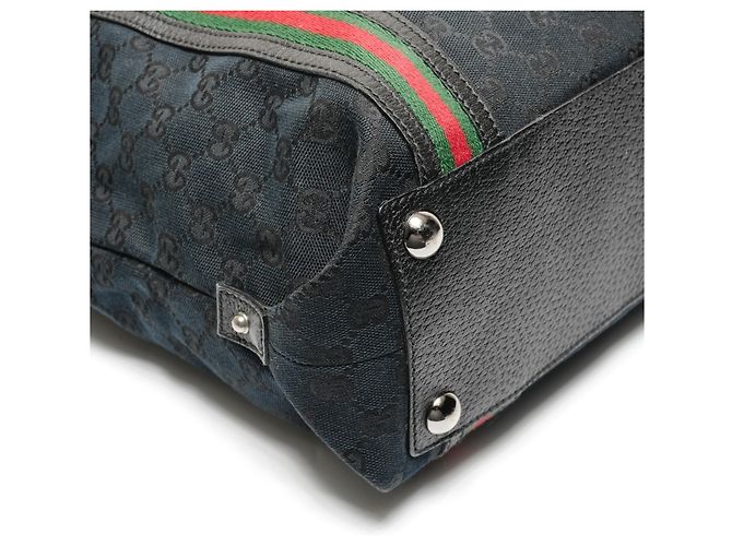 Gucci GG Canvas Sherry Tote Bag Schwarz - Ansicht 5