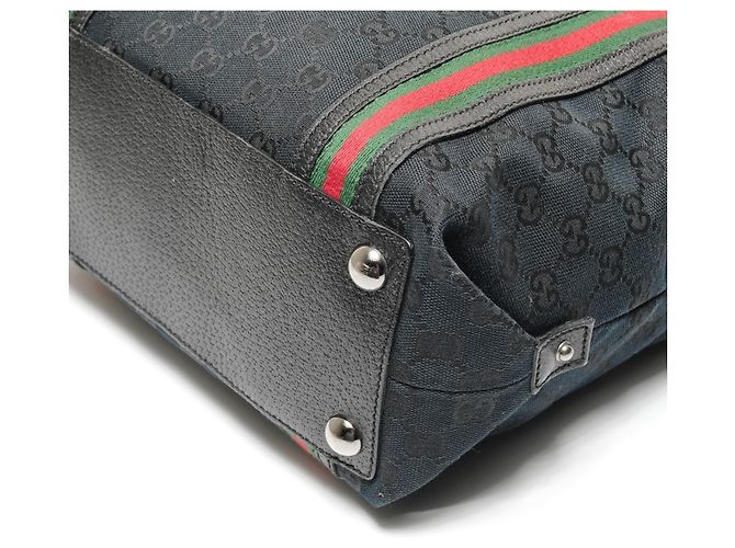Gucci GG Canvas Sherry Tote Bag Schwarz - Ansicht 6