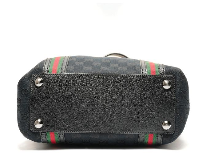 Gucci GG Canvas Sherry Tote Bag Schwarz - Ansicht 7