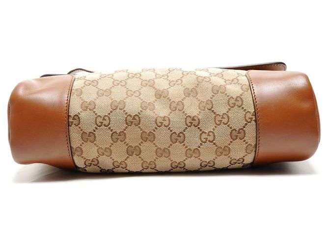 Borsa a Spalla Gucci GG Canvas Marrone - vista 6
