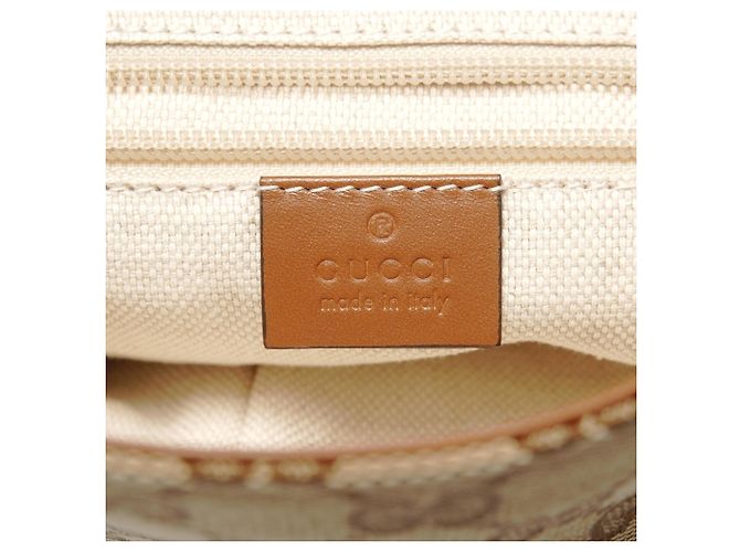 Borsa a Spalla Gucci GG Canvas Marrone - vista 8