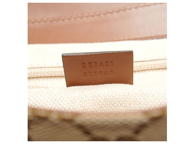Borsa a Spalla Gucci GG Canvas Marrone - vista 9