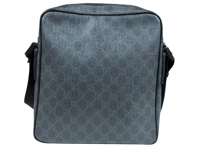 Borsa a Spalla Gucci GG Supreme Marrone - vista 3