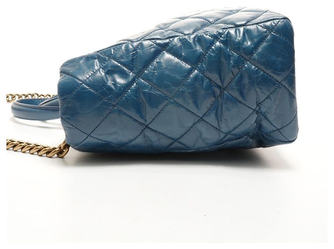 CHANEL 15 Serie 2011 Borsa Tote Blu - vista 3