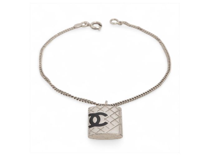 Bracciale in argento con charm della linea Cambon 05C 2005 di Chanel - vista 2