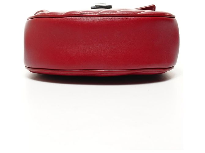 Borsa a spalla in pelle gioiello Chloé Drew 2 in 1 Rosso - vista 7