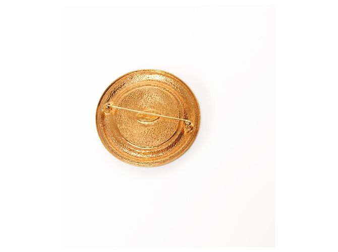 Spilla Cambon Circle in Oro CHANEL 1980 D'oro - vista 2