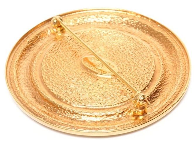 Spilla Cambon Circle in Oro CHANEL 1980 D'oro - vista 4