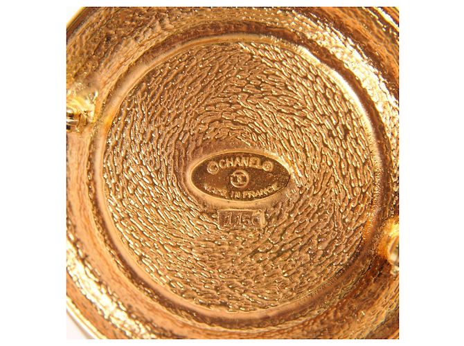 Spilla Cambon Circle in Oro CHANEL 1980 D'oro - vista 6
