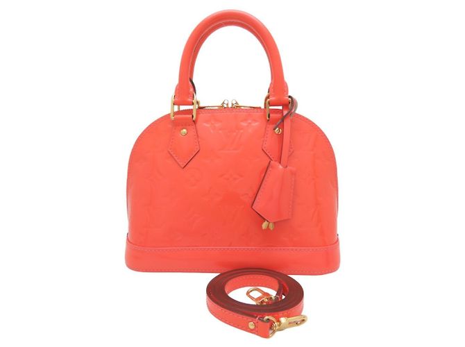 Borsa Alma BB Vernis Louis Vuitton Rosa - vista 2