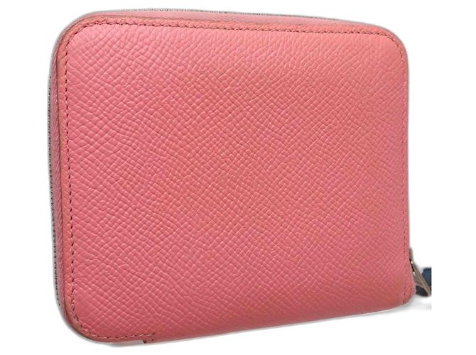 Hermès Hermes Azap Compact Silkin Wallet/Coin Case Pink - view 4