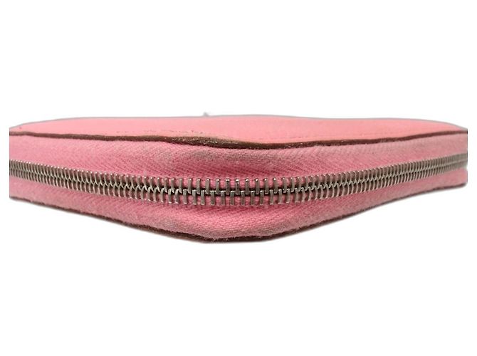 Hermès Hermes Azap Compact Silkin Wallet/Coin Case Pink - view 5