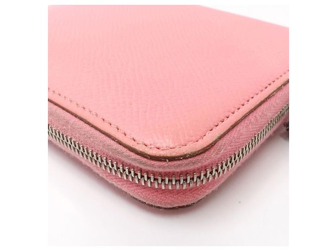 Hermès Hermes Azap Compact Silkin Wallet/Coin Case Pink - view 6