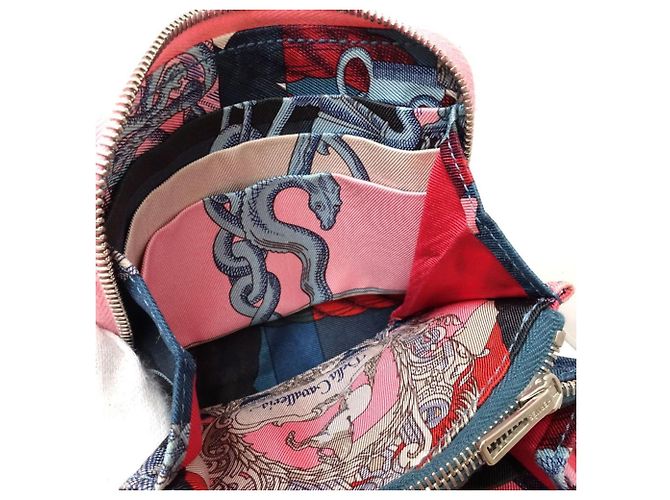 Hermès Hermes Azap Compact Silkin Wallet/Coin Case Pink - view 9