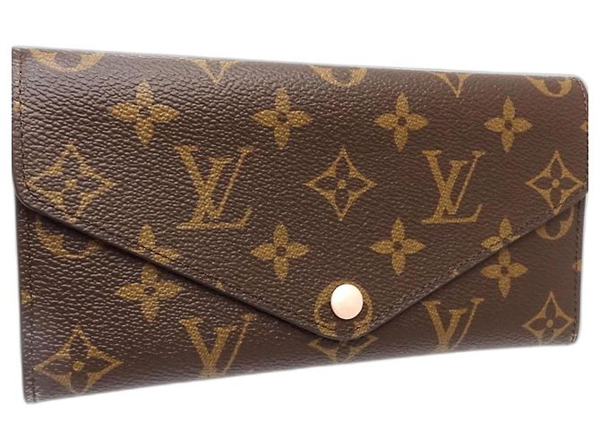 Louis Vuitton Monogramm Langwallet Braun Pink - Ansicht 3
