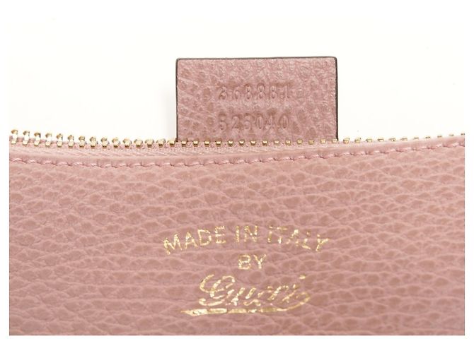 Pochette in pelle rosa Gucci - vista 10