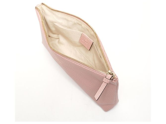 Pochette in pelle rosa Gucci - vista 11