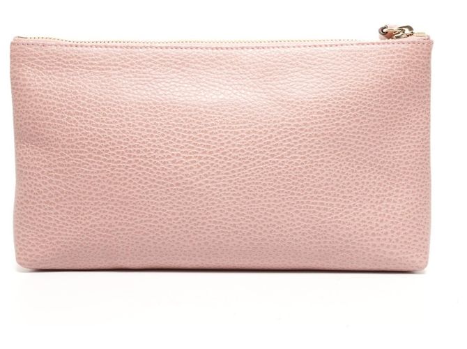 Pochette in pelle rosa Gucci - vista 2