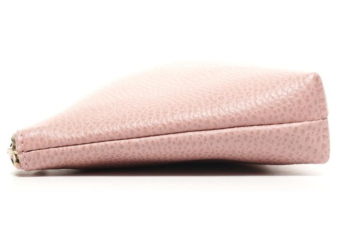 Pochette in pelle rosa Gucci - vista 3