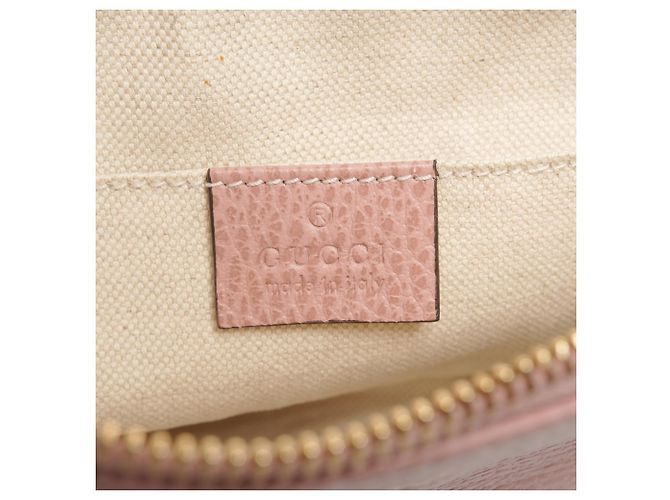 Pochette in pelle rosa Gucci - vista 9