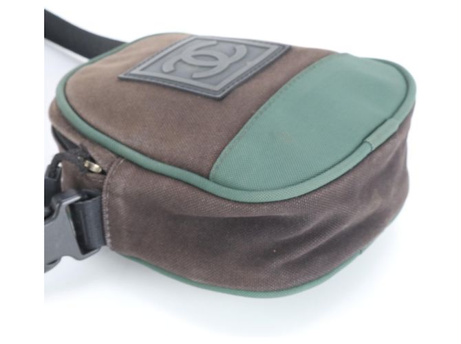 Borsa a Spalla Chanel Sport Coco Mark Marrone - vista 4
