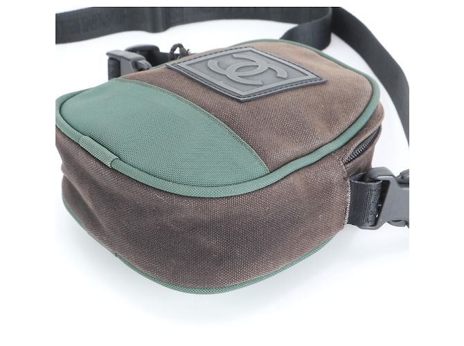 Borsa a Spalla Chanel Sport Coco Mark Marrone - vista 5