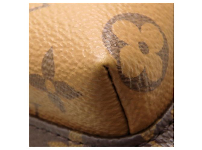 Zaino Palm Springs PM Monogram Reverse Louis Vuitton Marrone Nero - vista 15
