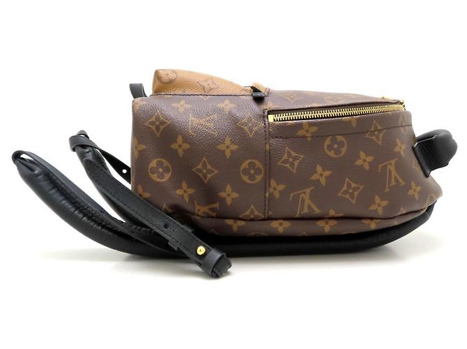 Zaino Palm Springs PM Monogram Reverse Louis Vuitton Marrone Nero - vista 3