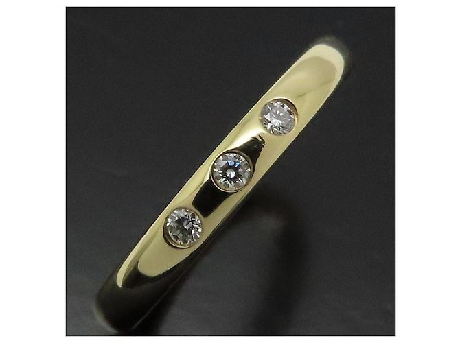 Anello in oro giallo Tiffany & Co. con diamanti D'oro - vista 10