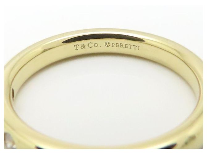 Anello in oro giallo Tiffany & Co. con diamanti D'oro - vista 8