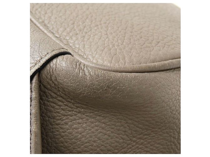Grauer Leder-Rucksack Prada 1BZ035 Braun - Ansicht 20
