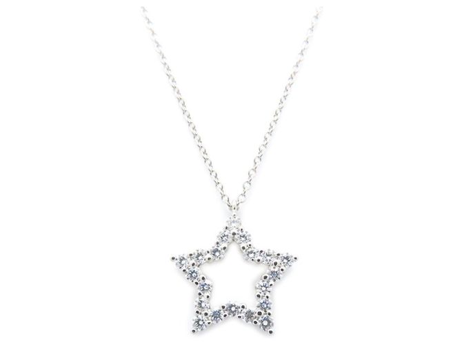 Tiffany & Co Collana Stella Tiffany in Platino con Diamanti - vista 2