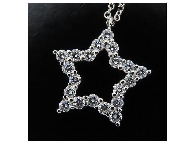 Tiffany & Co Collana Stella Tiffany in Platino con Diamanti - vista 6