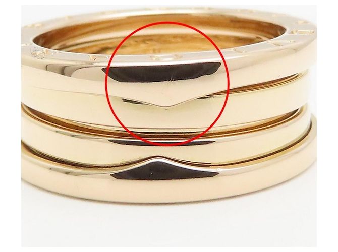 Bulgari Anello B.zero1 in oro rosa a 3 bande di Bvlgari D'oro - vista 10