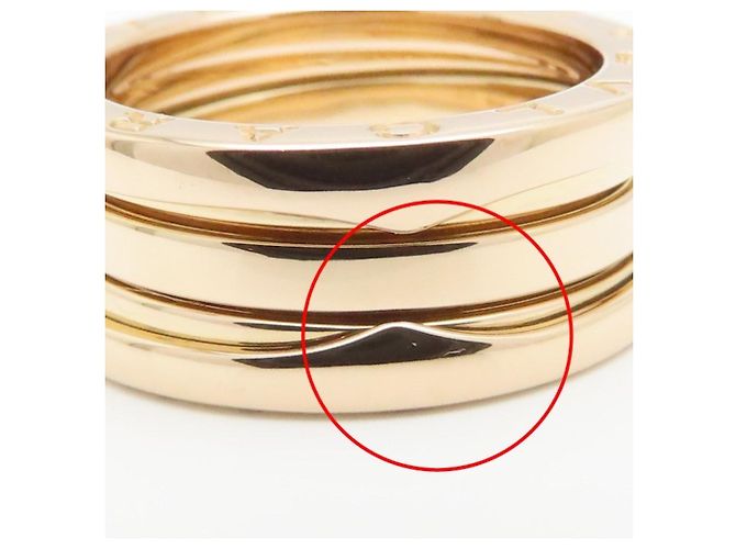 Bulgari Anello B.zero1 in oro rosa a 3 bande di Bvlgari D'oro - vista 11