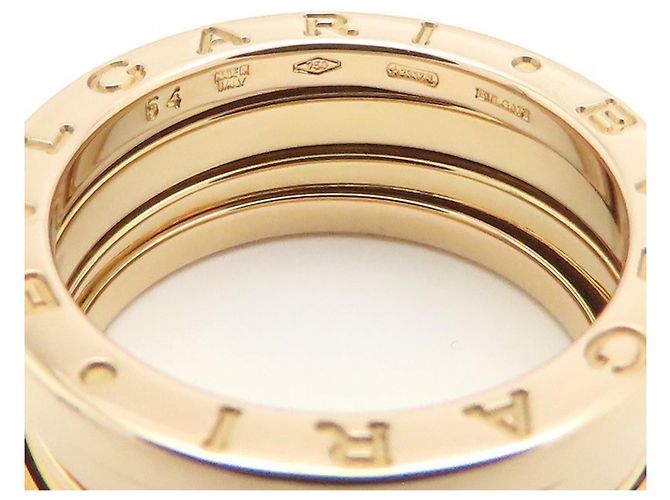 Bulgari Anello B.zero1 in oro rosa a 3 bande di Bvlgari D'oro - vista 4