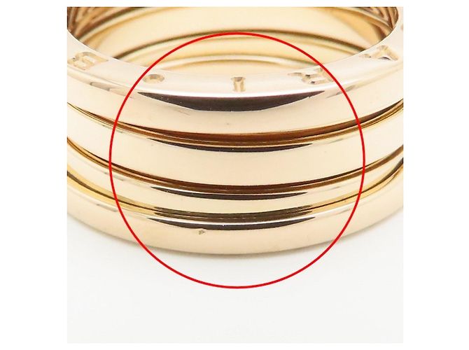 Bulgari Anello B.zero1 in oro rosa a 3 bande di Bvlgari D'oro - vista 9