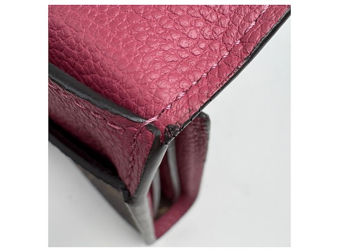 Louis Vuitton Pallas Compact Dreifach-Wallet Braun Pink Dunkelviolett - Ansicht 4
